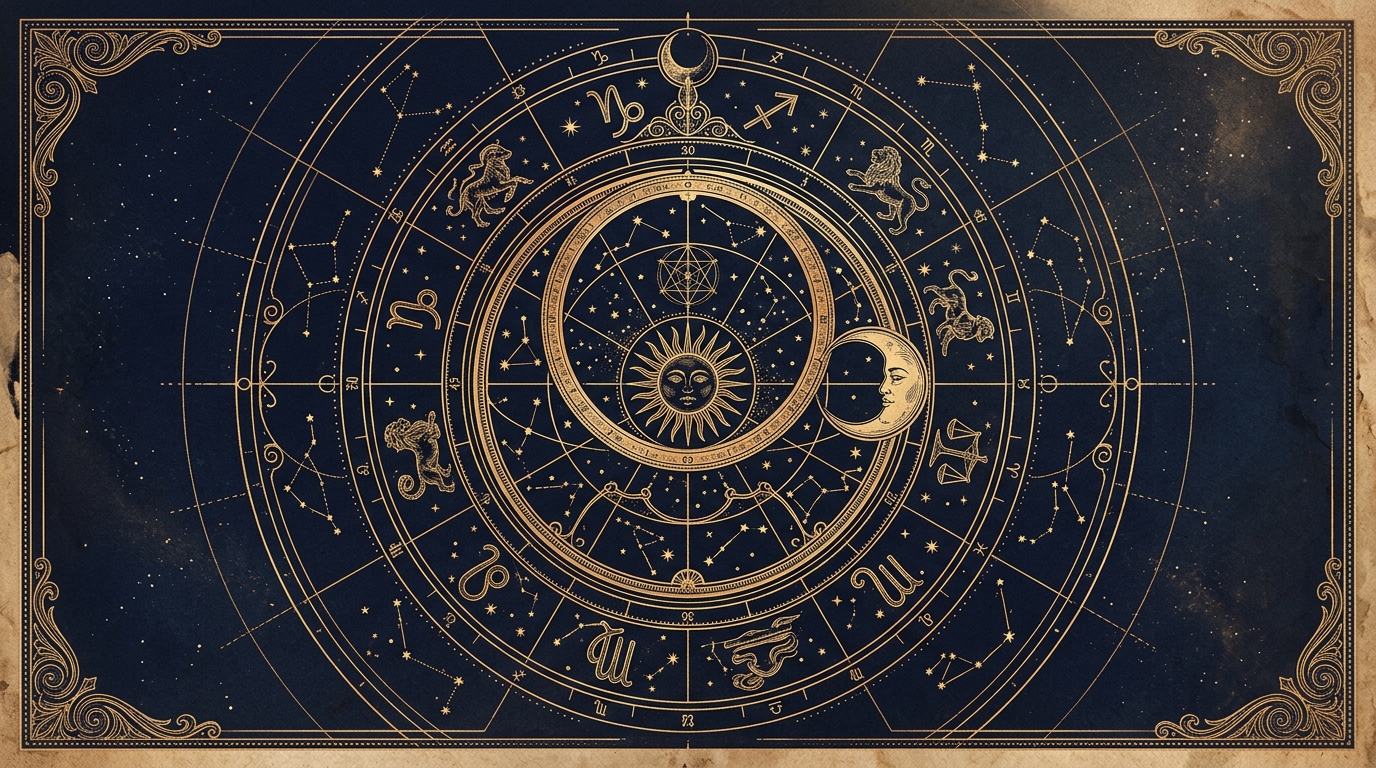 Astrolabio Celestial y Rueda del Zodiaco